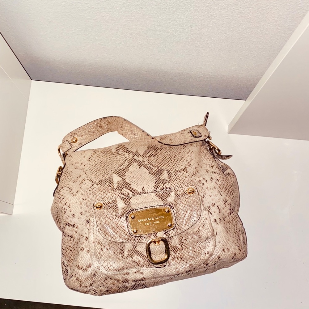 Michael Kors Leather Hobo Bag - Picture 6 of 8